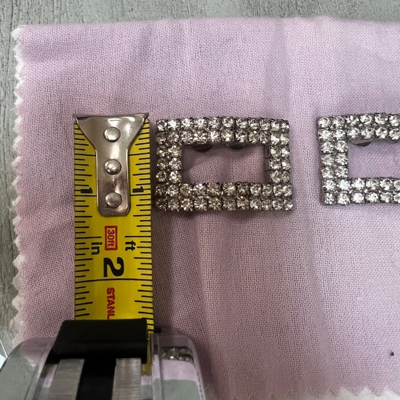 Vintage Rhinestone Shoe Clips - Picture 3 of 5